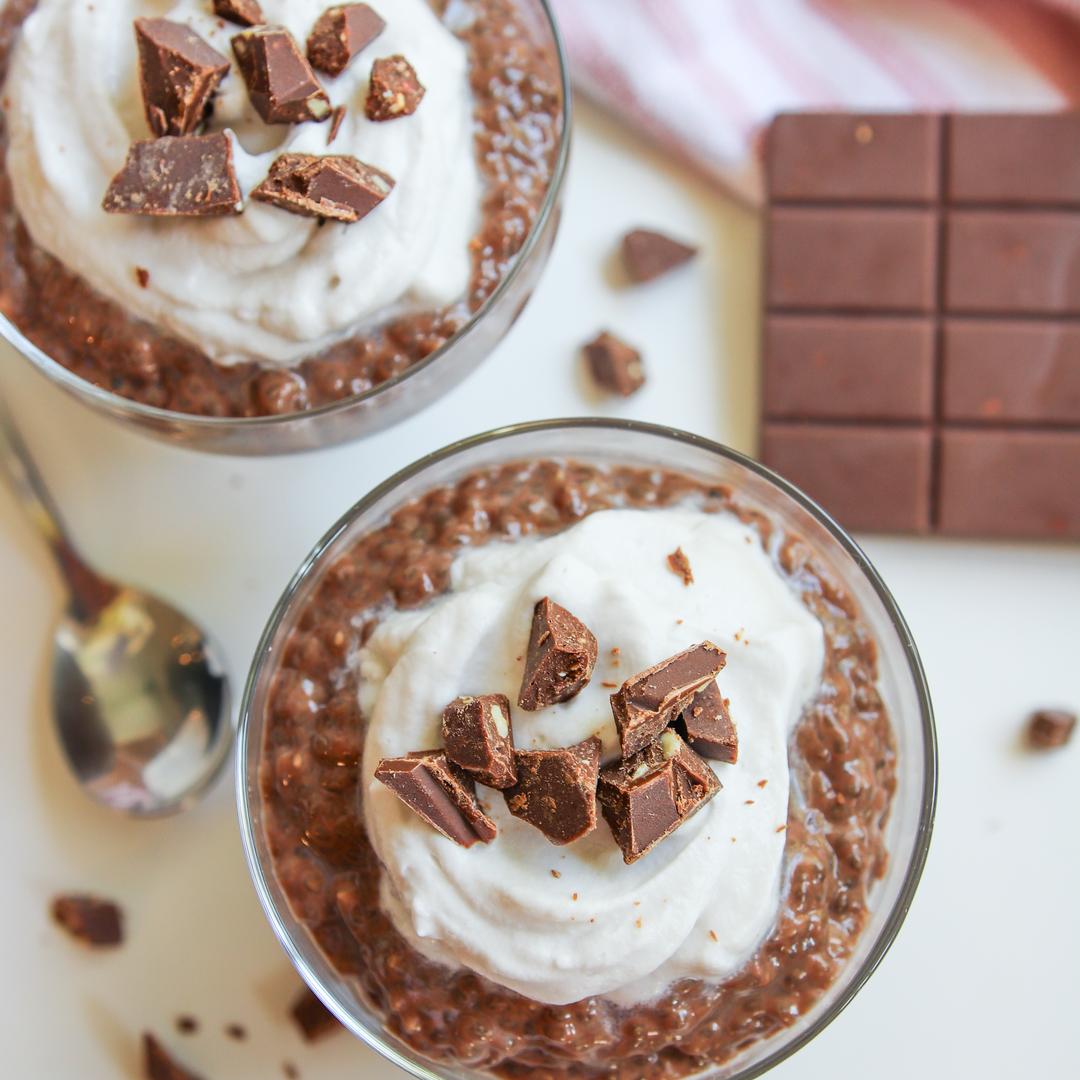 Carob Chia Pudding