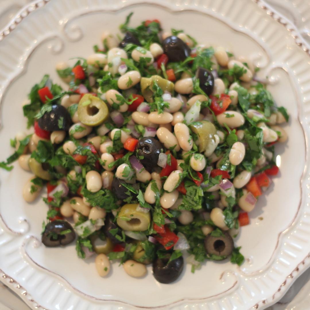 White Bean and Olive salad