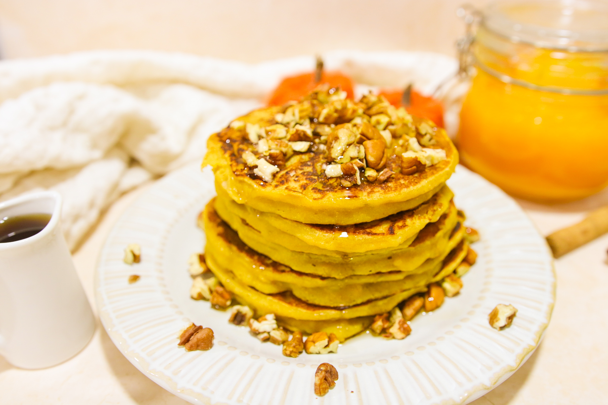 Banana Pumpkin Pancakes