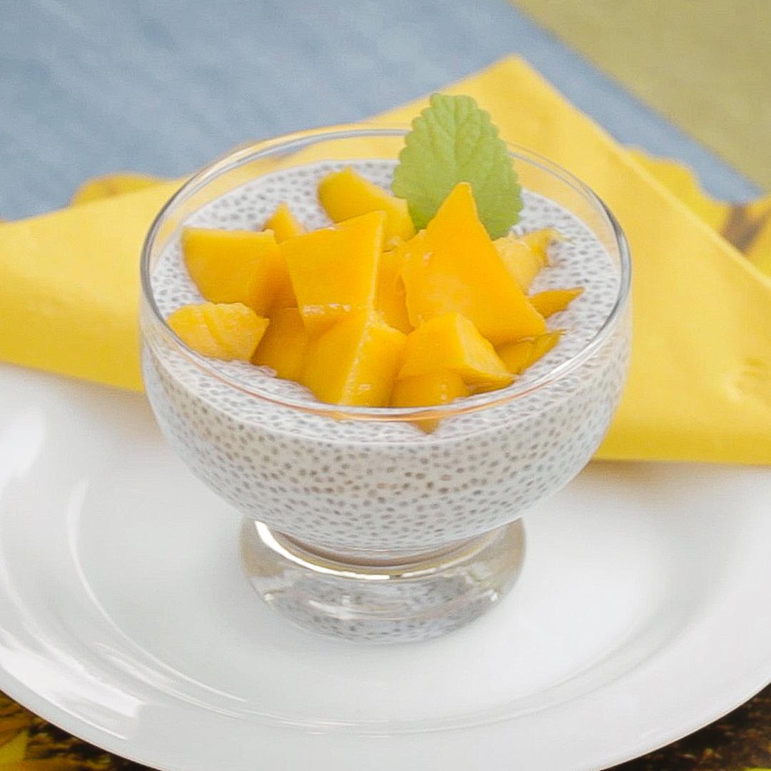 Coconut and Chia Dessert